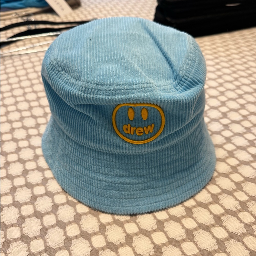 DREW Light Blue Corduroy Bucket Hat